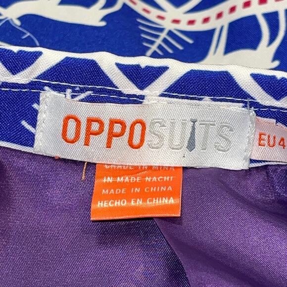 OPPO Suits Men's Nordic Noel Ugly Christmas Blazer Size 38 NWT - Picture 3 of 4